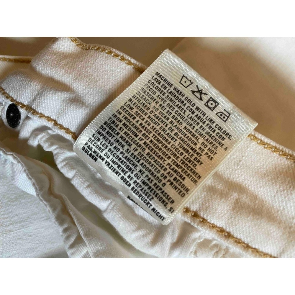 Citizens of Humanity Thompson White Skinny Jeans Womens 27 Mid Rise Stretch - Picture 9 of 10